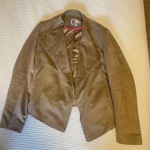 Kut from the Kloth light brown suede women’s jacket size XS